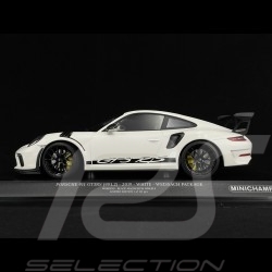 Porsche 911 Type 991 GT3 RS 2019 Blanc Weissach Package 1/18 Minichamps 153068225