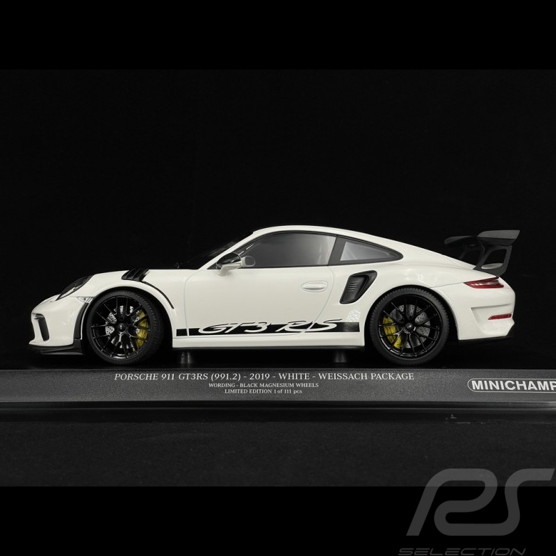 Porsche 911 Type 991 GT3 RS 2019 WhiteWeissach Package 1/18 Minichamps 153068225