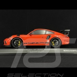 Porsche 911 Type 991.2 GT3 RS 2019 Lava Orange Weissach Package 1/18 Minichamps 153068226