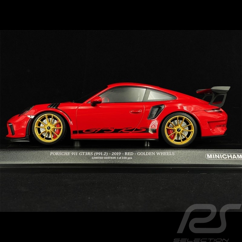 Porsche 991 Type 991.2 GT3 RS 2019 Rouge indien 1/18 Minichamps 155068220