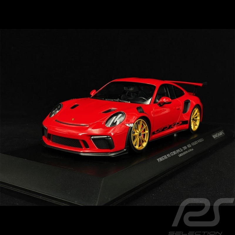 Porsche 991 Type 991.2 GT3 RS 2019 Rouge indien 1/18 Minichamps 155068220