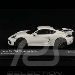 Porsche 718 Cayman GT4 Clubsport 2020 Carrara weiß 1/43 Minichamps 410196100