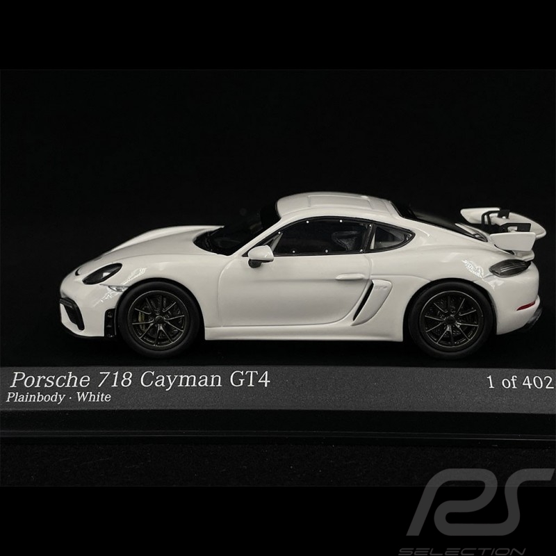 Porsche 718 Cayman GT4 Clubsport 2020 Blanc Carrara 1/43 Minichamps 410196100