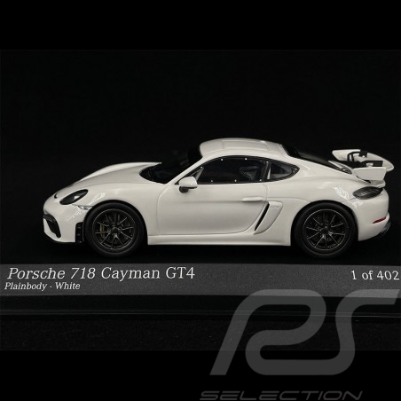 Porsche 718 Cayman GT4 Clubsport 2020 Blanc Carrara 1/43 Minichamps 410196100