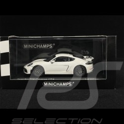 Porsche 718 Cayman GT4 Clubsport 2020 Carrara White1/43 Minichamps 410196100