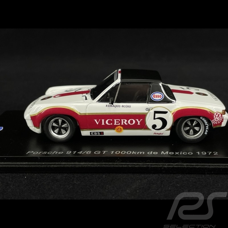 Porsche 914/6 GT 1000 km de Mexico N° 5 1972 1/43 Spark US057 Porsche 914/6 GT 1000 km de Mexico N° 5 1972 1/43 Spark US057