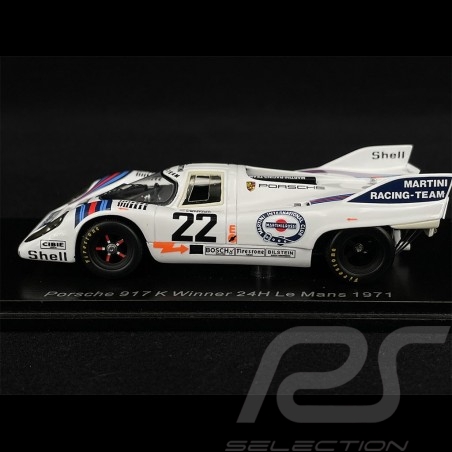 Porsche 917 K Vainqueur Le Mans 1971 n° 22 Martini 1/43 Spark 43LM71