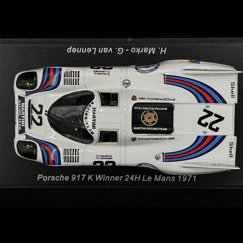 1:43 SPARK PORSCHE 917K Vainqueur Daytona 1971 Gulf #2 MAP Musée Porsche EUR 75,48 - FR