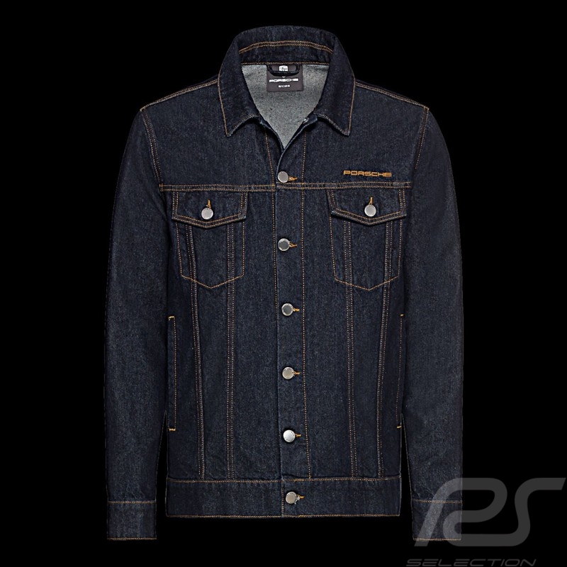 Porsche Jacke in Indigo Blue Denim WAP720NPOR - Herren