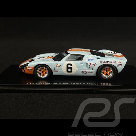 Ford GT 40 N°6 Winner 24H Le Mans 1969 1/43 Spark 43LM69
