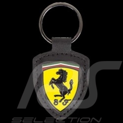 Keyring Scuderia Ferrari Leather Black 130181047-000