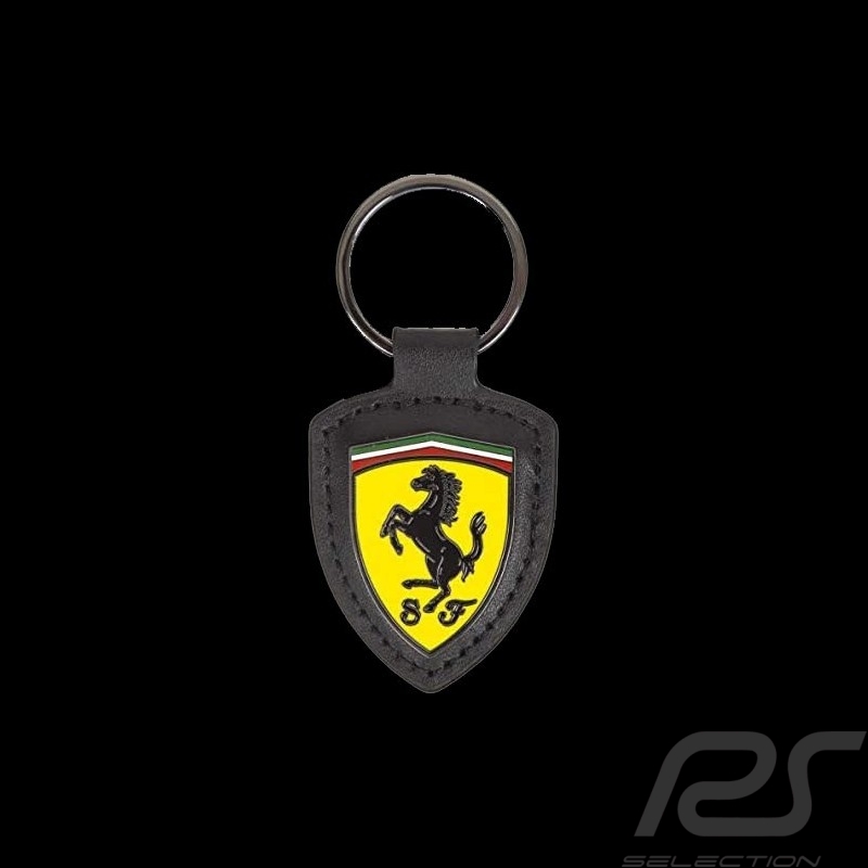 Schlüsselanhänger Scuderia Ferrari Leder Schwarz 130181047-000