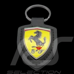 Schlüsselanhänger Scuderia Ferrari Leder Schwarz 130181047-000