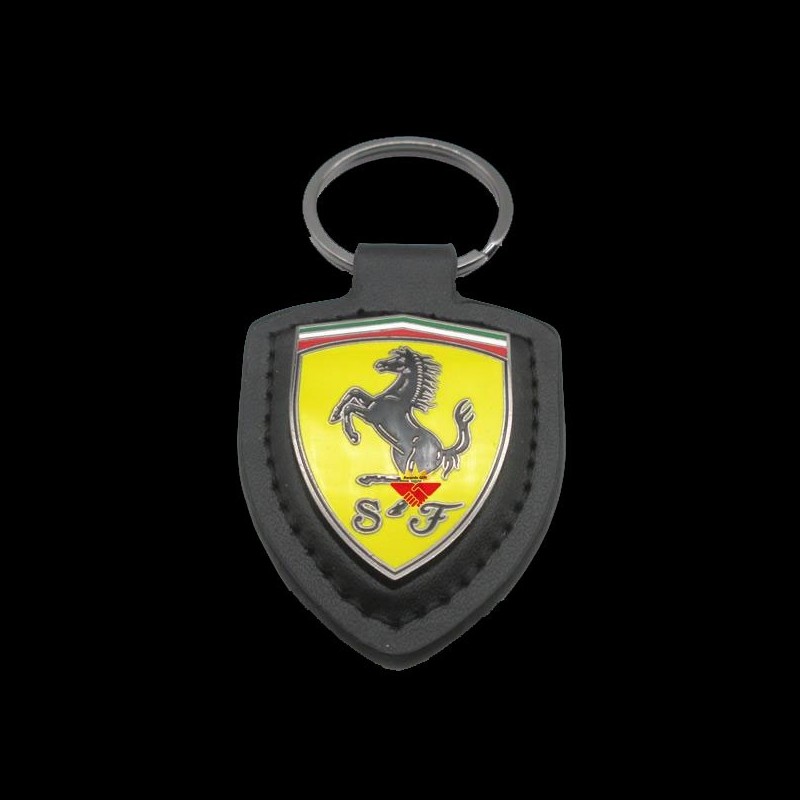 Ferrari porte-clés En Cuir à Plaque Logo - Farfetch