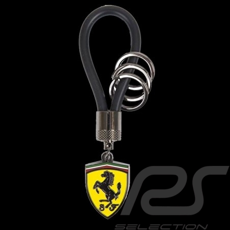 Porte clés Scuderia Ferrari Bracelet Caoutchouc Noir 130181046-100