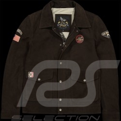 Steve McQueen Jacket Le Mans 1971 Leather Brown - men