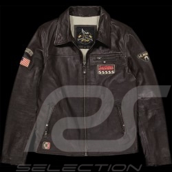 Leather jacket Steve McQueen 24H Du Mans Lewis Brown- Homme