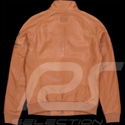 Leather jacket Steve McQueen 24H Du Mans Harry Havane - Men