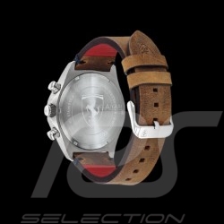 Ferrari Pilota Evo Chrono Watch Brown Leather FE0830711