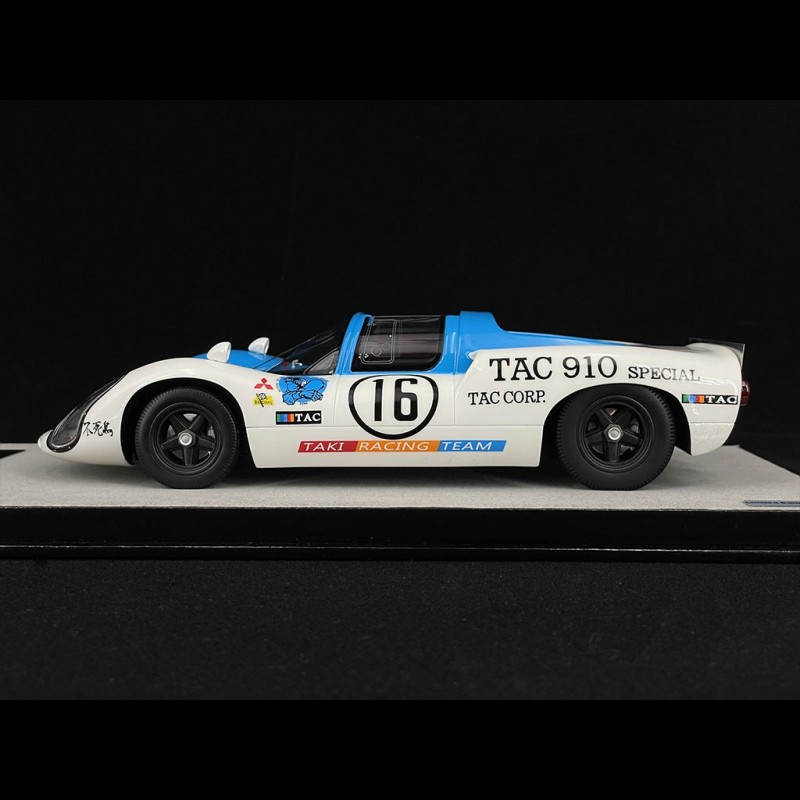 Modellautos Porsche 910 1/18 Tecnomodel No.17 Taki Racing Organisation 1000 Km Nürburgring 1967