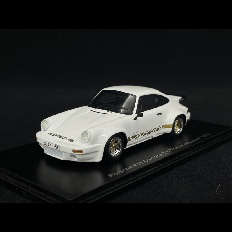 Porsche 911 Carrera RS 3.0 1974 Press Released Grand Prix White 1/43 ...