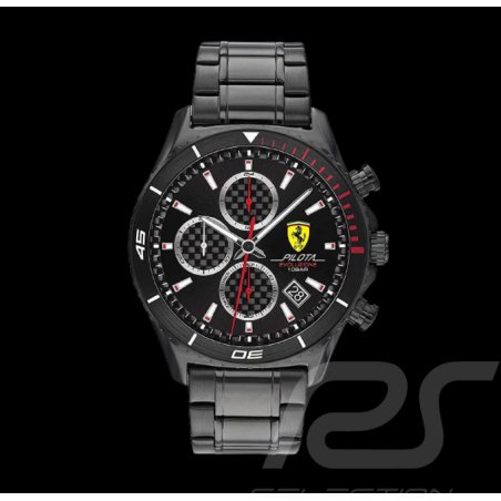 Ferrari Chrono Uhr Pilota Evo Schwarz FE0830771