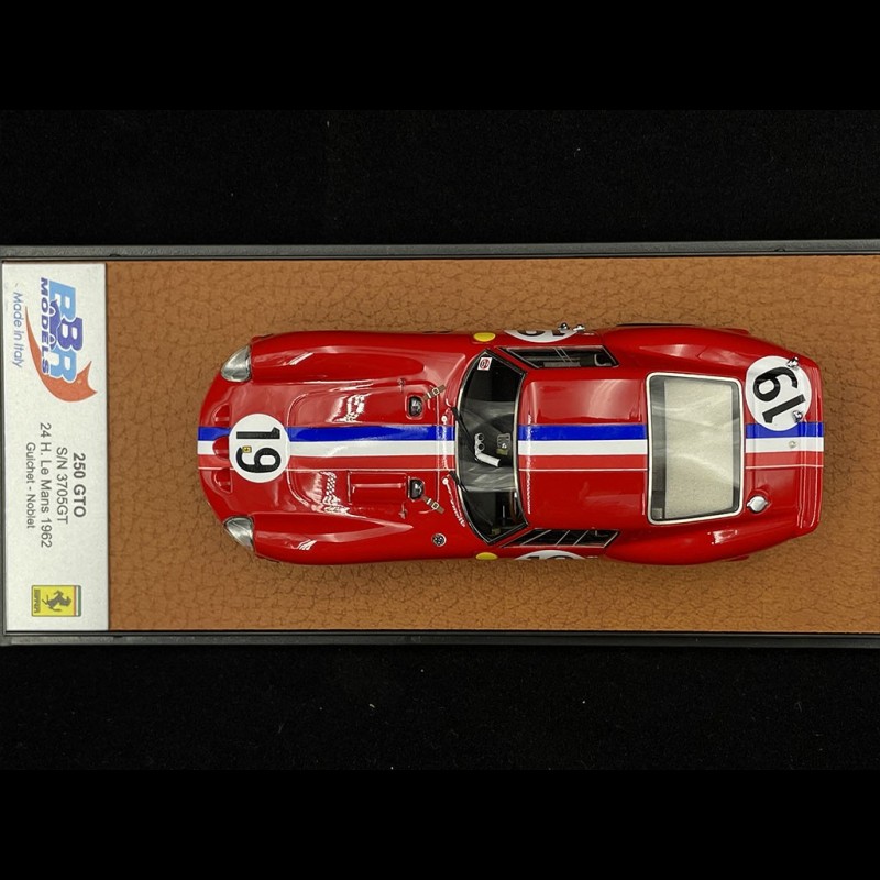 Ferrari 250 GTO n°19 Winner 24h Le Mans 1962 1/43 BBR Models BBR260