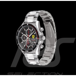 Ferrari Chrono Uhr Pilota Evo Silber FE0830772