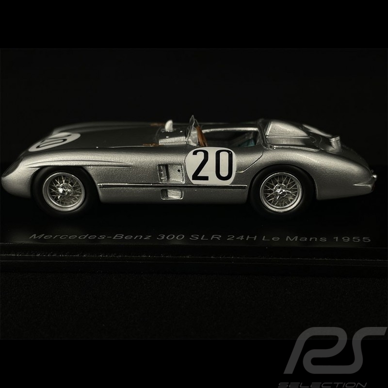 Mercedes - Benz 300 SLR n° 20 24h Le Mans 1955 1/43 Spark S4734