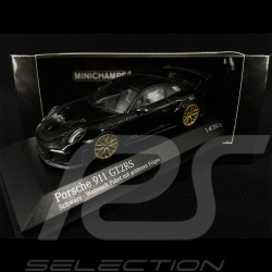 Porsche 911 GT2 RS Black - Gold 1/43 Minichamps 410067291