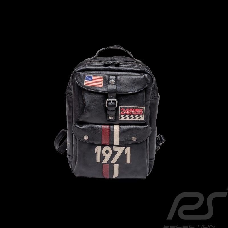 Ledertasche Steve McQueen 24H Du Mans Matt Schwarz Ledertasche Steve McQueen 24H Du Mans Matt Schwarz