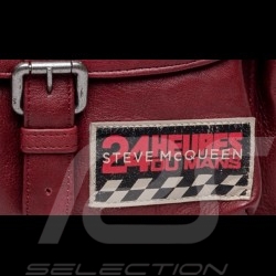 Big Leather Bag Steve McQueen 24H Du Mans Matt Red