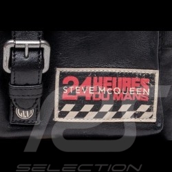 Big Leather Bag Steve McQueen 24H Du Mans Matt Black