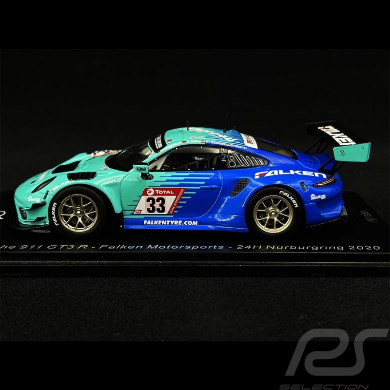 Porsche 911 GT3 R Type 991 n° 33 24h Nürburgring 2020 1/43 Spark SG690