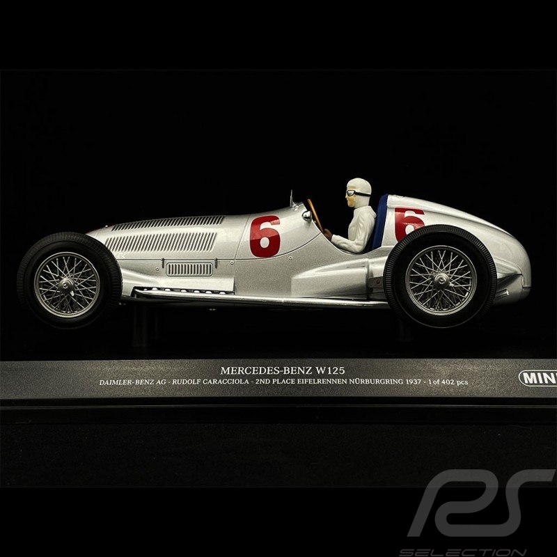 Mercedes - Benz W125 Daimler n° 6 2. Nürburgring 1937 1/18 Minichamps 155373106