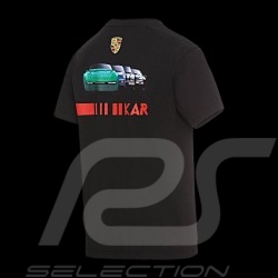 T-shirt Porsche L'Art de l'Automobile Noir WAP131NTRA