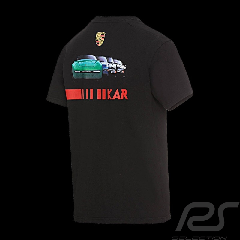 T-shirt Porsche L'Art de l'Automobile Noir WAP131NTRA