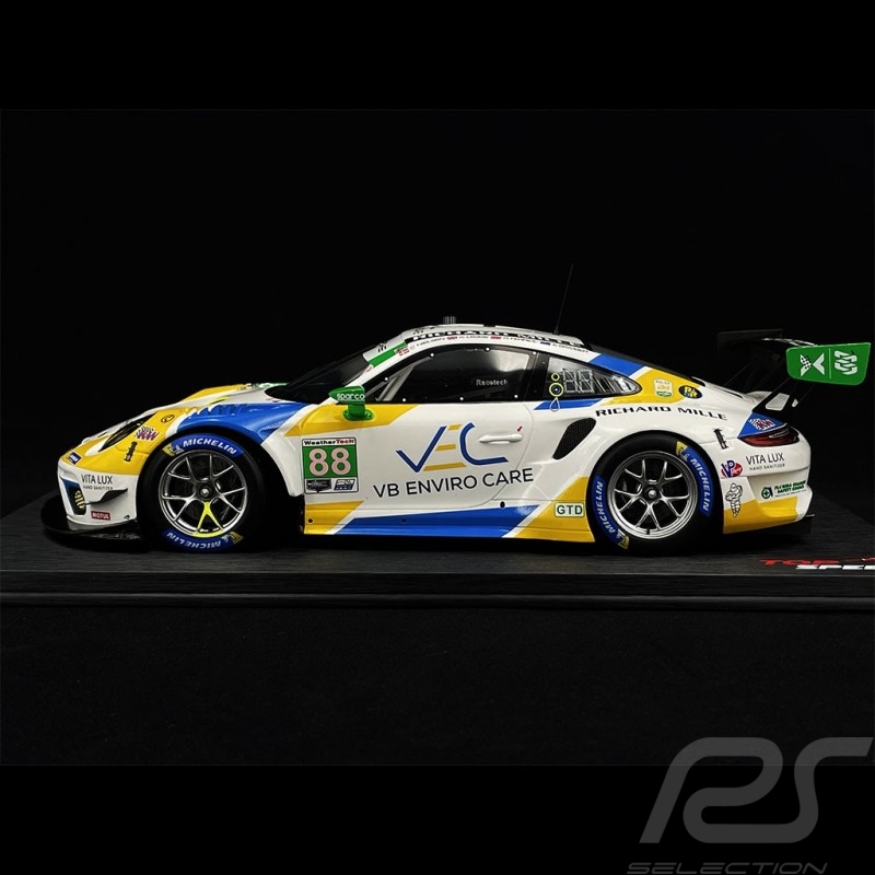Porsche 911 GT3 R Type 991 n° 88 IMSA 24h Daytona 2021 1/18 Top Speed TS0323