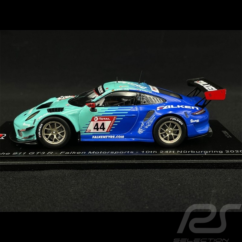Porsche 911 GT3 R Type 991 n° 44 24h Nürburgring 2020 1/43 Spark SG689