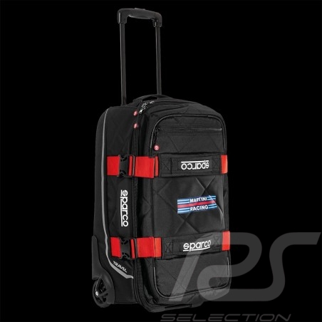 Valise Trolley Sparco Martini Racing Noir / Rouge 016438MRRS