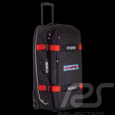 Valise Trolley Sparco Martini Racing Noir / Rouge 016437MRRS