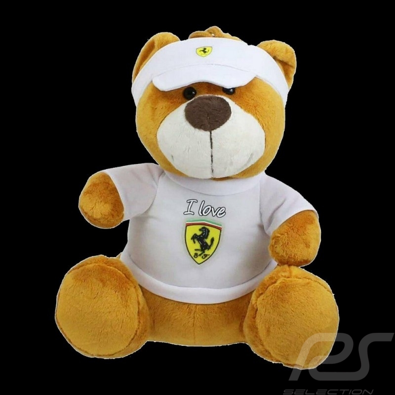 Scuderia Ferrari Plüschbär weiß