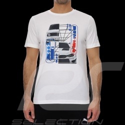 T-Shirt BMW Motorsport Puma Graphic Car Blanc White Weib - Homme Men Herren