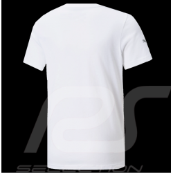 T-Shirt BMW Motorsport Puma Graphic Car Blanc White Weib - Homme Men Herren