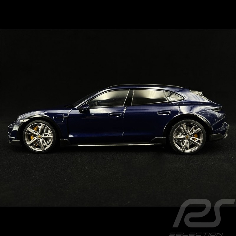 Porsche Taycan Turbo S Cross Turismo 2021 Gentian Blue Metallic 1/18 Minichamps WAP0217830M002