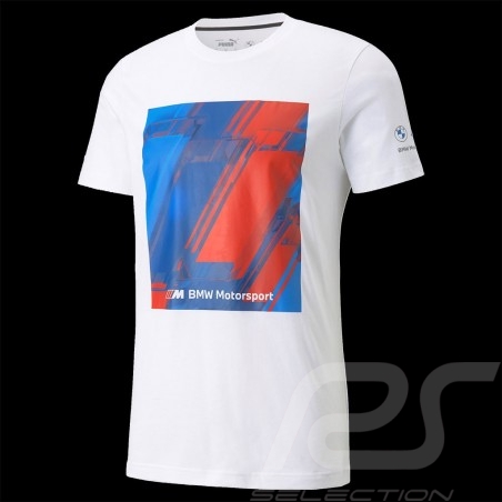 BMW Motorsport T-Shirt by Puma Graphique Weiß - Herren
