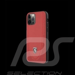 Ferrari hardcase iPhone 12 Pro (6.1") Leather Red FEOGOHCP12MRE