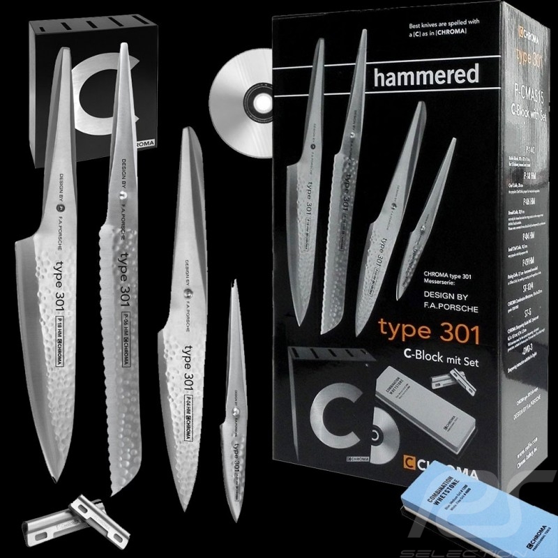 Knife Set Type 301HM Design by F.A. Porsche Chroma P-CMAS