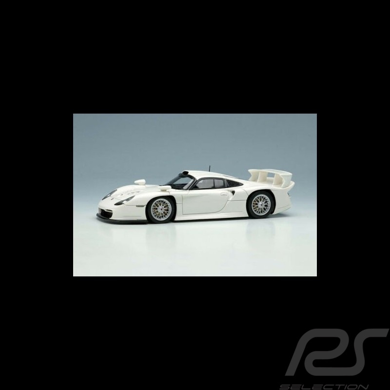 Porsche 911 GT1 Evo Street Version 1997 White 1/43 Make Up Vision EM554B
