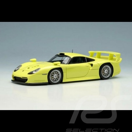 Porsche 911 GT1 Evo Street Version 1997 Jaune Pastel 1/43 Make Up Vision EM554D